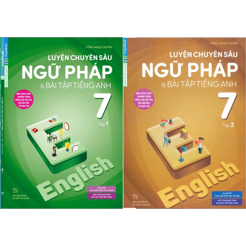 Sách Combo Luyện Chuyên Sâu Ngữ Pháp Và Bài Tập Tiếng Anh 7 (Chương Trình Mới)