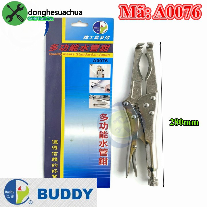 Kềm bấm chết mở ống nước Buddy A0076