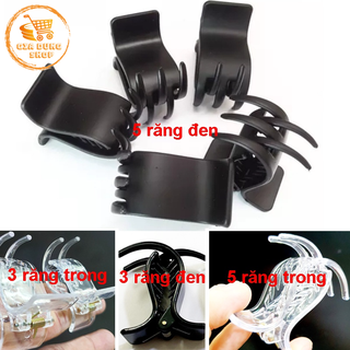 (Combo 3) Kẹp Tóc Càng Cua Trơn Chất Lượng, Kẹp 3 Răng - 5 Răng
