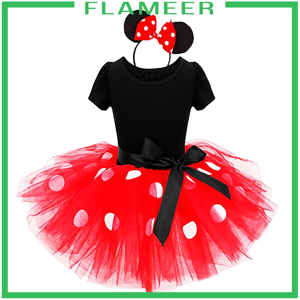 [FLAMEER] Princess Skirt Point Patterned Children's Dress 90-130cm