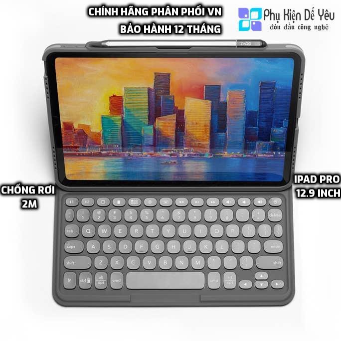 Ốp lưng kèm bàn phím ZAGG Pro Keys cho iPad Pro 12.9 inch [CHÍNH HÃNG PHÂN PHỐI VN, BẢO HÀNH 12 THÁNG]