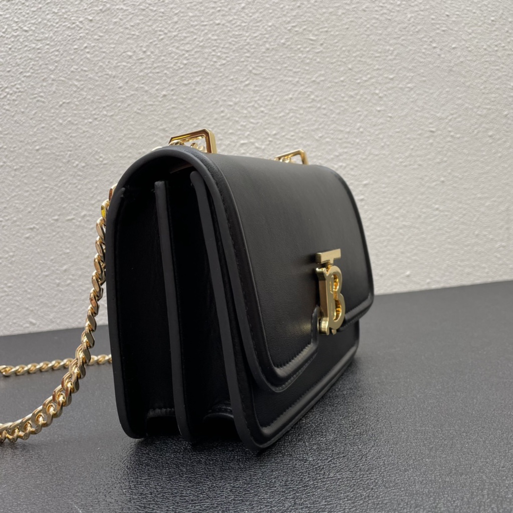 Túi đeo chéo nữ da thật thời trang cao cấp Burberry BBR phong cách sang trọng, thời thượnng
