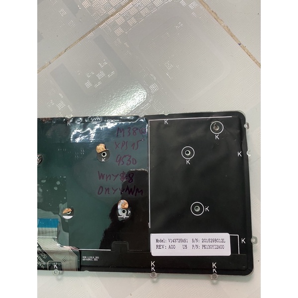 phím chưa test dell xps 15 9530 m3800 why48 0hyywwm mất 1 nút không bảo hành