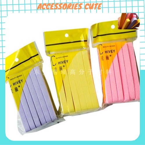 Bông Nở Rửa Mặt bọt biển Chivey 12 Miếng ❌LẺ 1 MIẾNG❌ nhiều màu ACCESSORIES