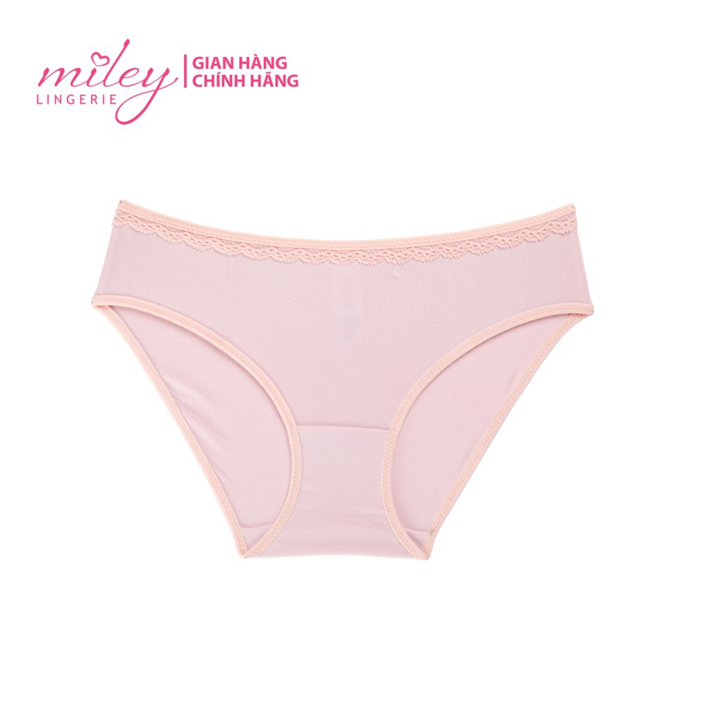 [MUA 2 GIẢM THÊM 5%] Combo 10 Quần Lót Nữ Thun Lạnh Trơn Viền Ren Miley Lingerie BMS Màu Ngẫu Nhiên