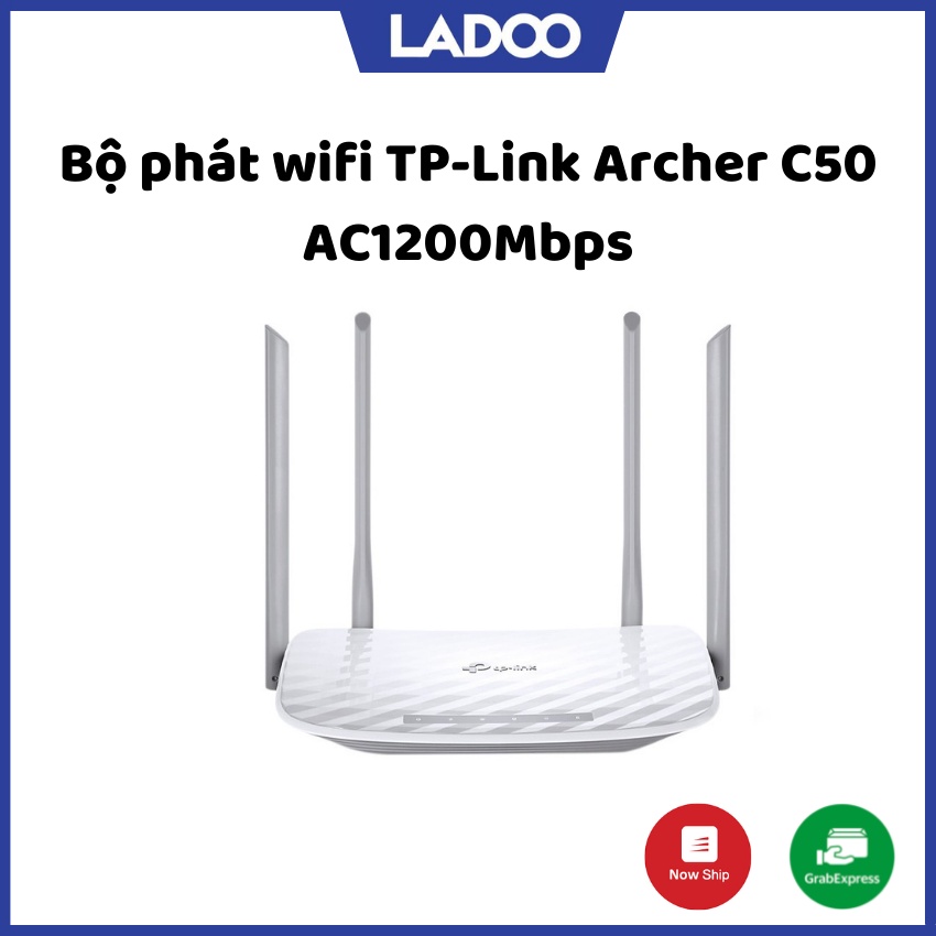 Bộ phát wifi TP-Link Archer C50 AC1200Mbps - BẢO HÀNH 24 Tháng