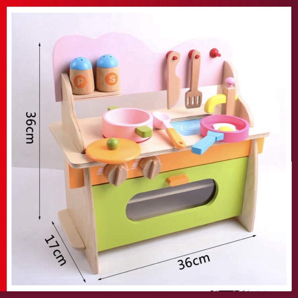 Đồ chơi nhà bếp Gỗ loại siêu đẹp, mịn