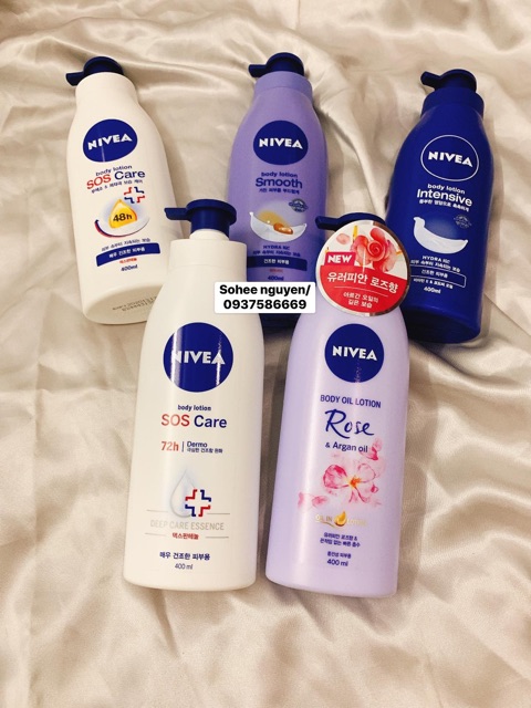 DƯỠNG THỂ BODY LOTION NIVEA HÀN QUỐC