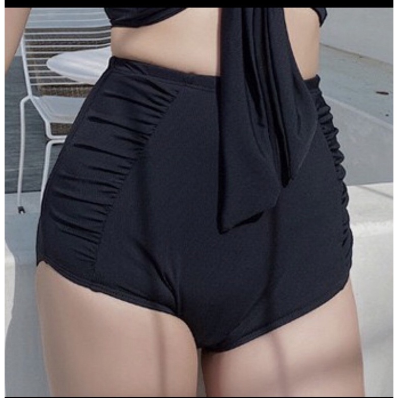 Bikini áo tắm 2mảnh đen chuẩn from