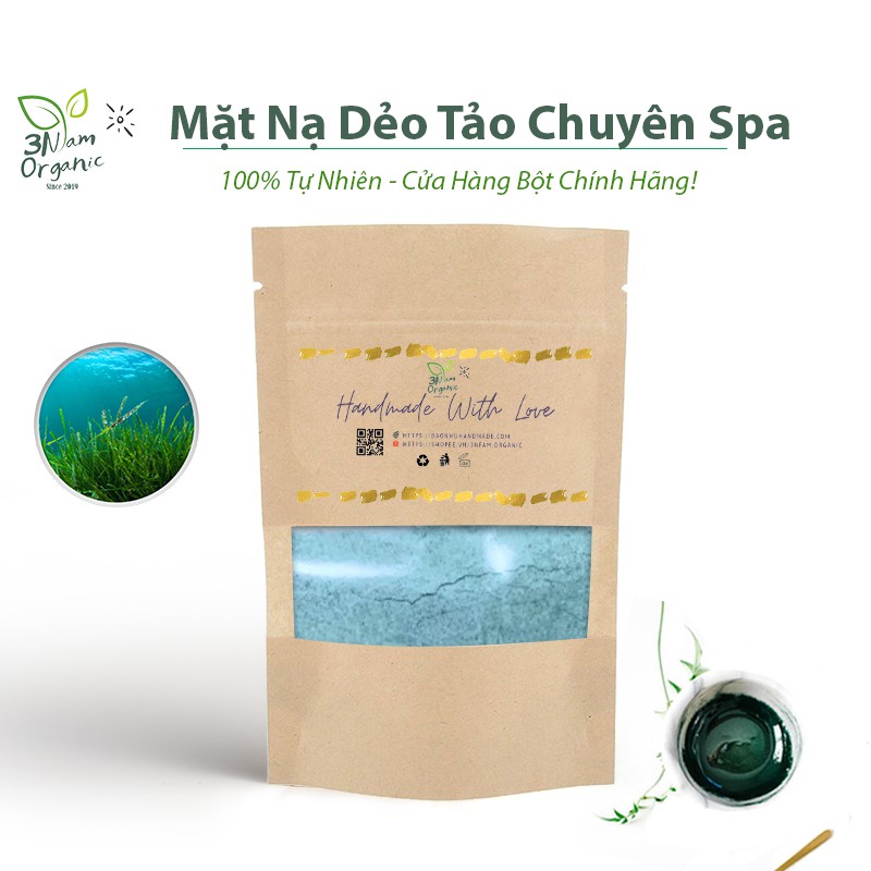 100gr Mặt Nạ Dẻo Tảo Xoắn Spa Chuyên Dùng