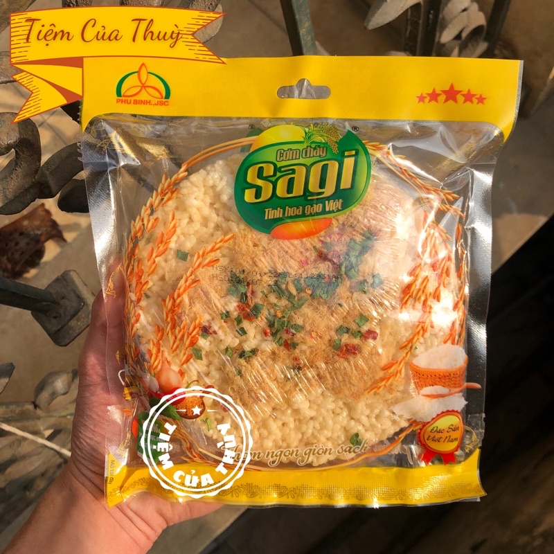 Cơm Cháy Ruốc Hành Sagi, Cơm Cháy Chà Bông Truyền Thống, thơm ngon giòn tan