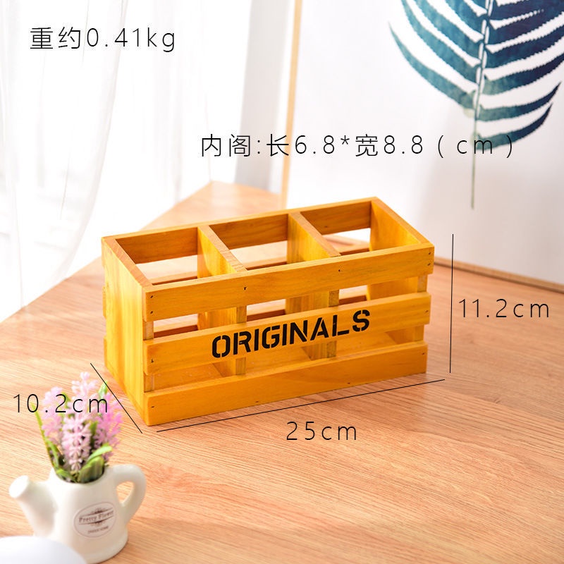 Giỏ Đựng Đồ Dùng Bằng Gỗ Trơn Thiết Kế Độc Đáo Tiện Dụng Cho Gia Đình Giá Đỡ