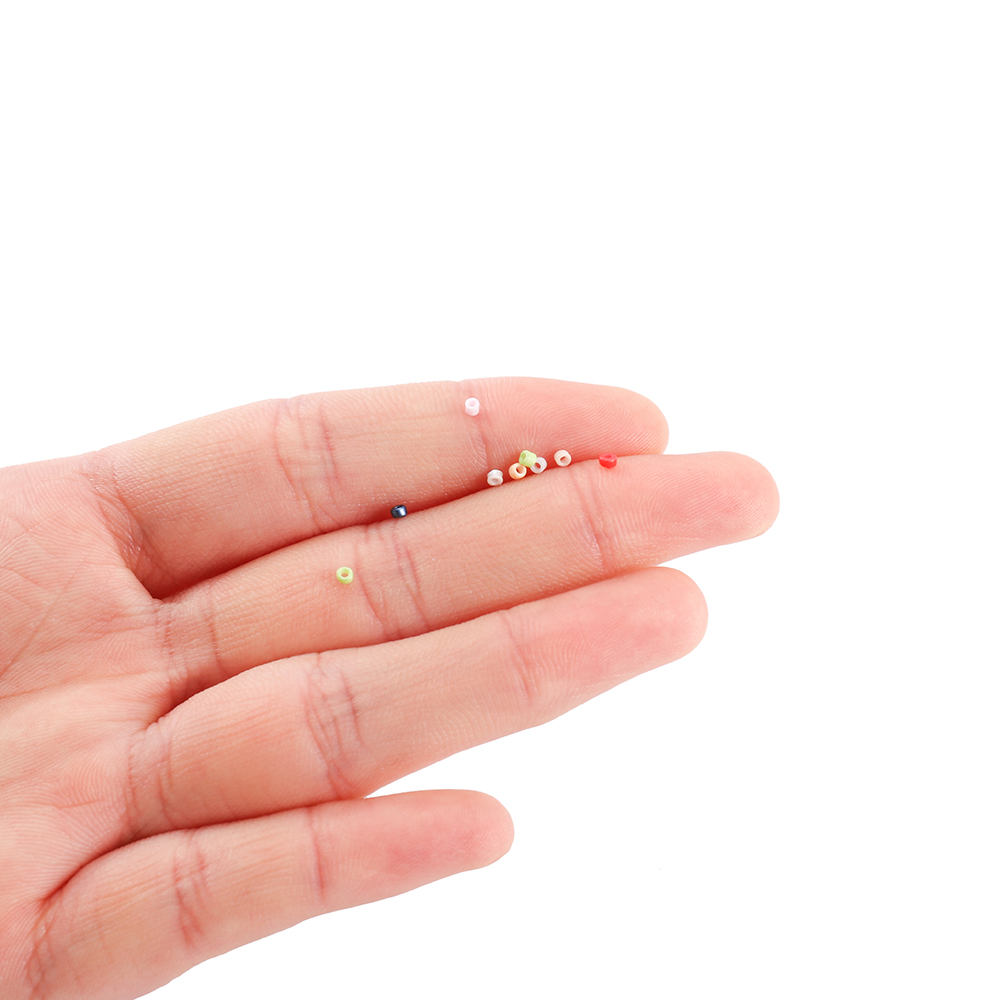 Bộ 1800 hạt nhựa xỏ lỗ St.kunkka nhiều màu sắc (2mm)