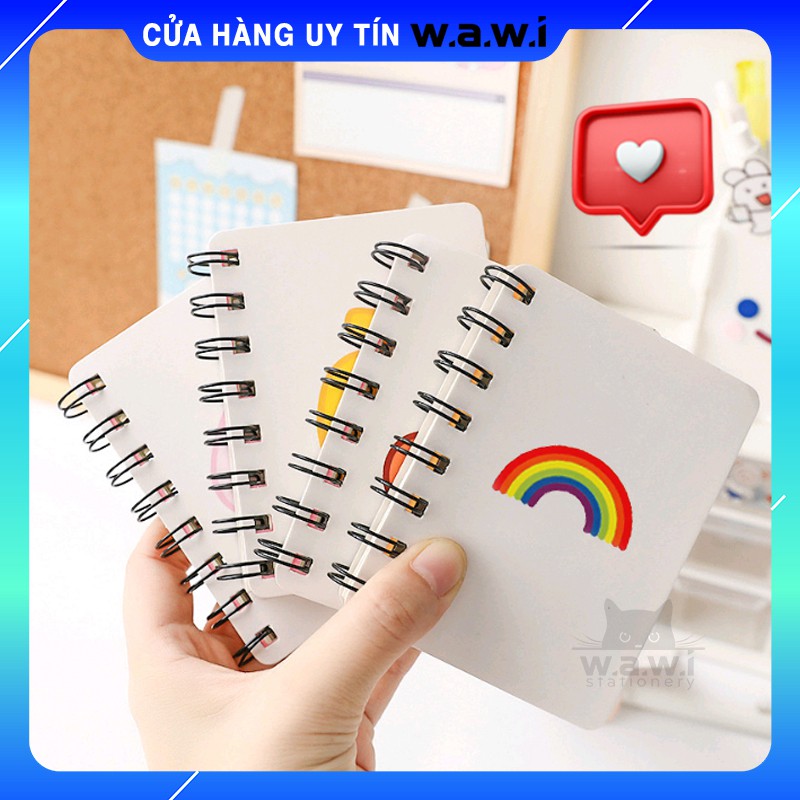 [HÀNG SẴN] Sổ tay ghi chú mini hoạt hình dễ thương bỏ túi