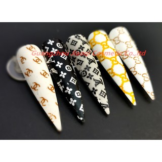 sét 12 cuộn Foil dán móng (Size 4cm x50cm /cuộn)