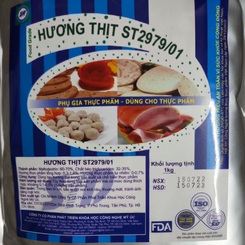 Hương thịt ST2979/01 - Phụ gia tạo mùi hương thịt dạng bột