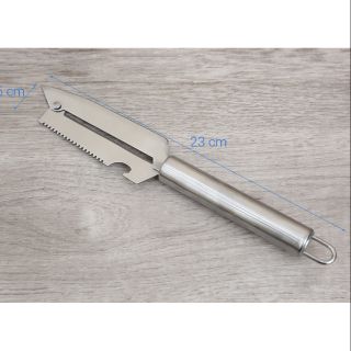Dao bào 2 lưỡi inox ( cán inox )