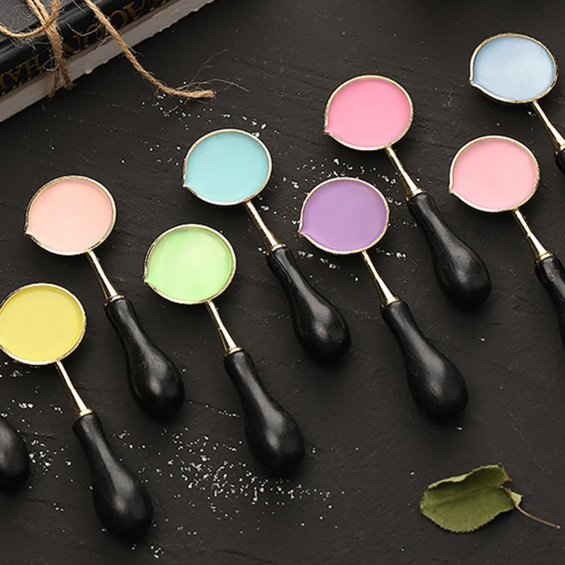 Hộp 180 hạt sáp niêm phong đóng dấu trang trí bao thư thiệp cưới scrapbook