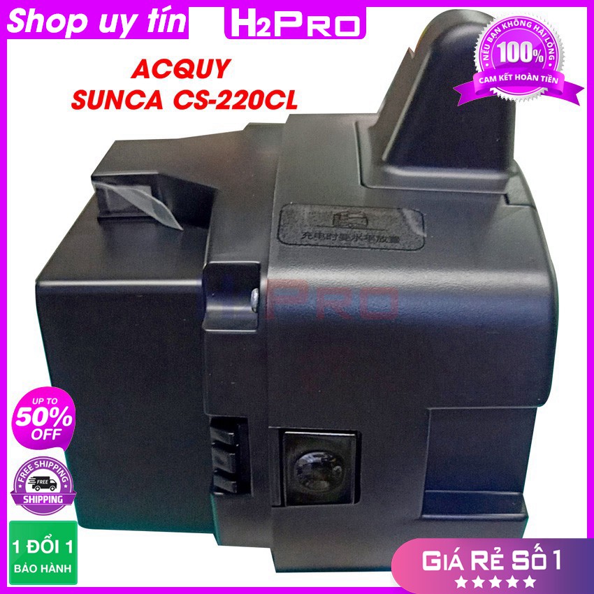 [RẺ VÔ ĐỊCH] Đèn sự cố công suất cao SUNCA CS-220CL 10W bóng LED  (đèn sạc)