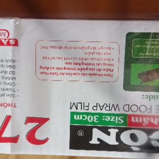 Màng bọc thực phẩm size 30cm, 430g