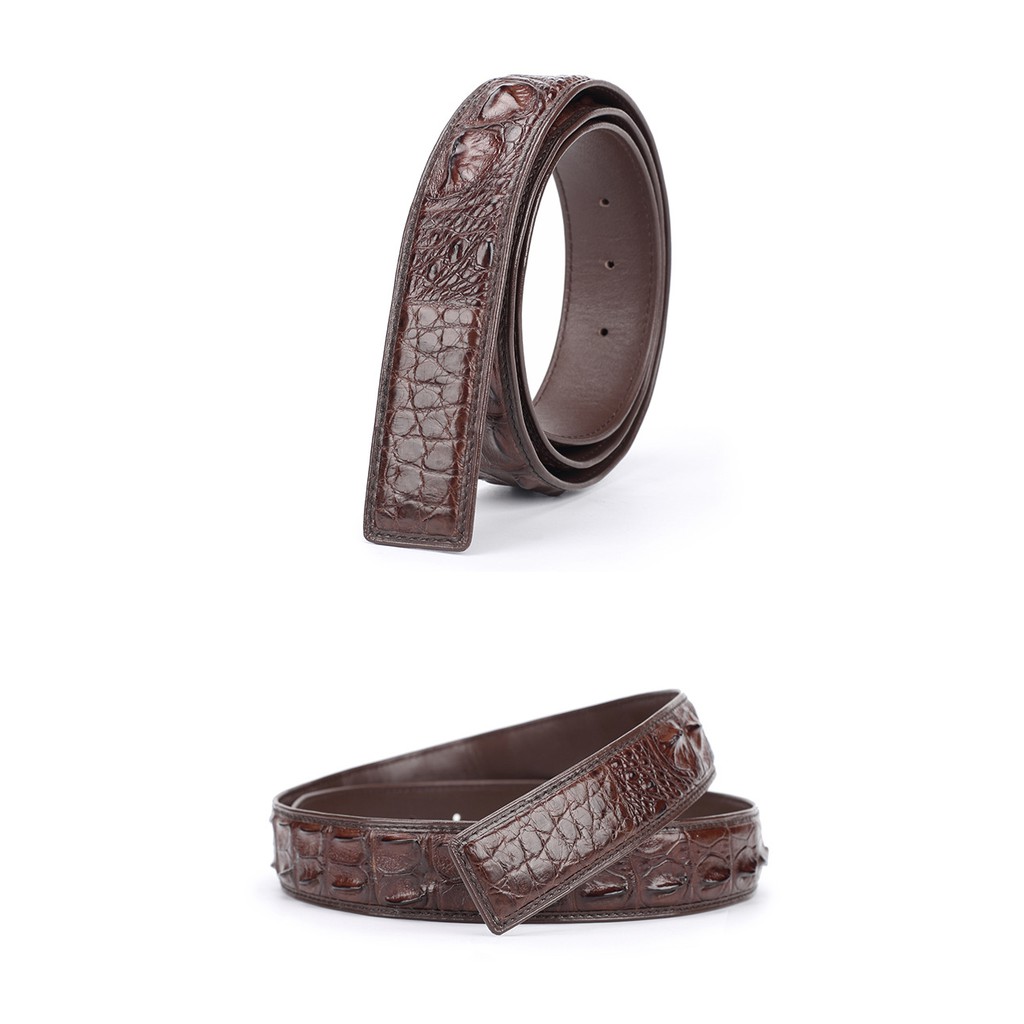 [HÀNG CHẤT] .Dây nịt nam Thắt Lưng da Doanh Nhân Da cá sấu Thật 2 Lớp thời trang | BigBuy360 - bigbuy360.vn