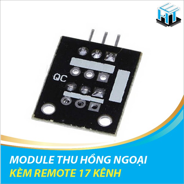 Module thu hồng ngoại kèm remote 17 kênh