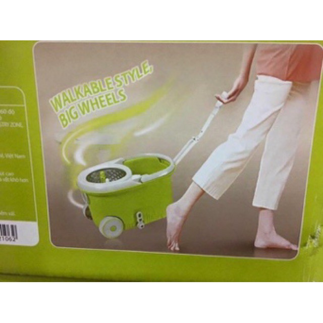 Bộ lau nhà 360 độ Lock&amp;Lock- WALKABLE MOP