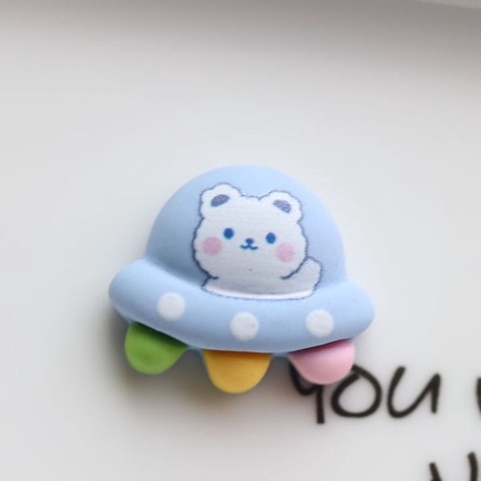 Phụ Kiện Trang Trí Giày Hình Phi Hành Gia Mới -Cuc /jibz /Button croc /Charm/Dan rocket Stellite