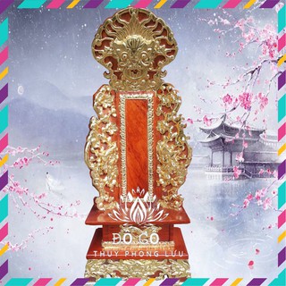 Bài vị thờ gia tiên gỗ gõ, Long vị gỗ gõ, Linh vị thờ