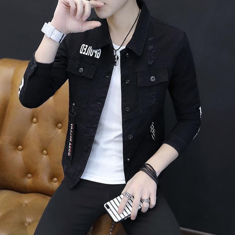 Áo Khoác Jean Unisex Gpoiled Mẫu Mã Hot Cho Mùa Đông