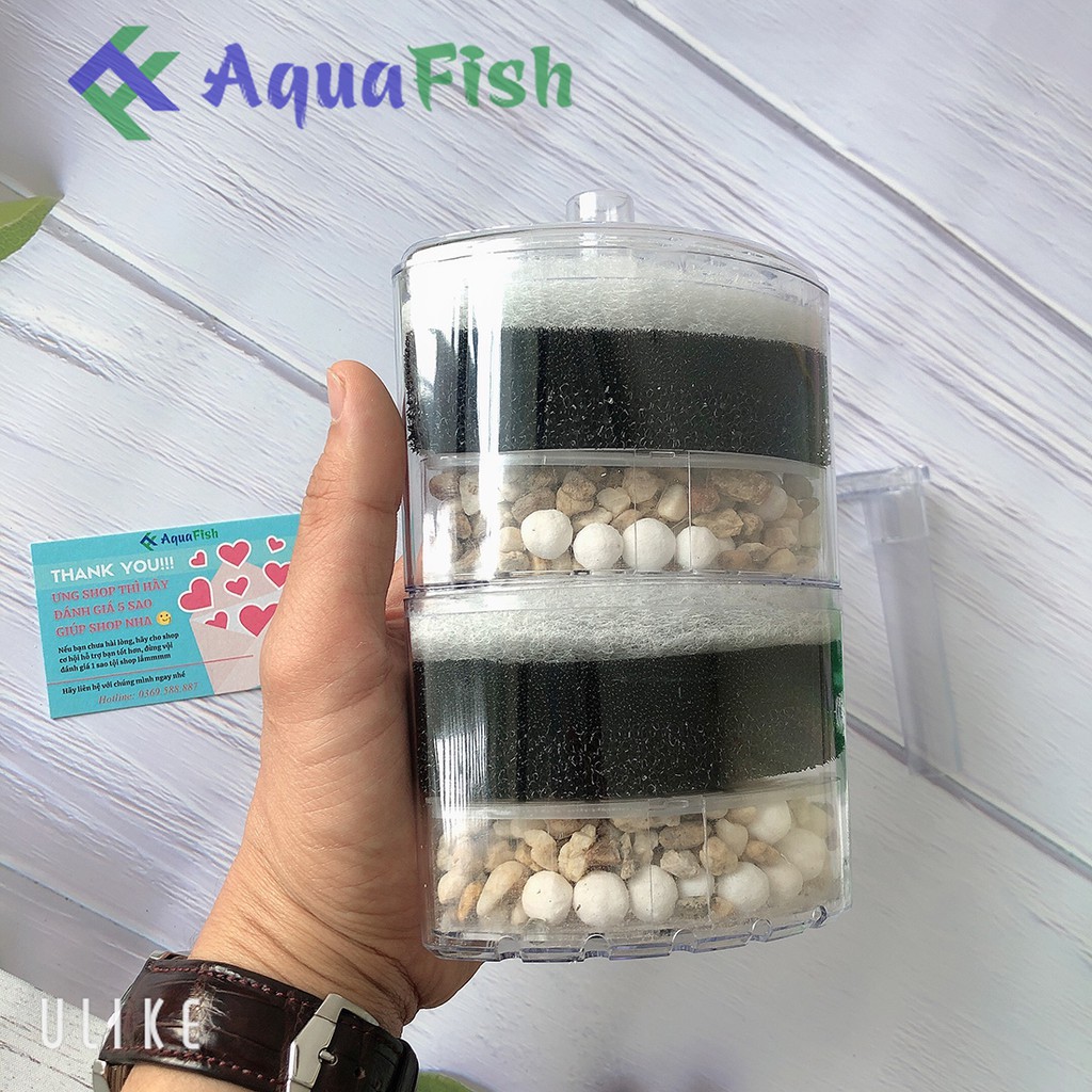 Lọc Vi Sinh XY 2010 Cho Bể Cá Cảnh (dụng cụ lọc chuyên dụng cho cá 7 màu)