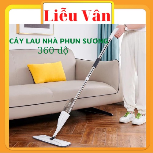 Cây lau nhà phun sương thông minh 360 độ,chổi lau nhà thông minh
