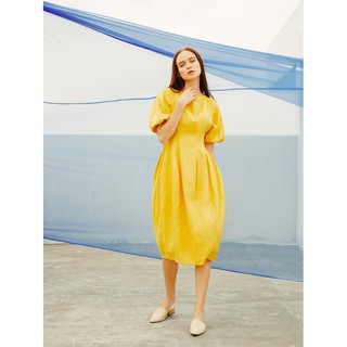 COCO SIN - Đầm Vàng Cổ Thuyền