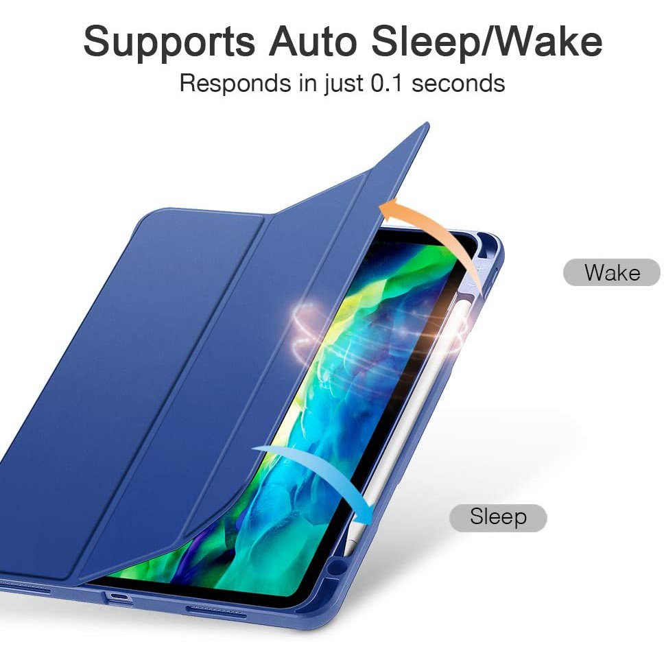 Bao da iPad Pro 11 2020  / iPad Pro 12.9 2020  ESR Rebound Pencil Holder (Có khe cắm bút Apple Pencil)