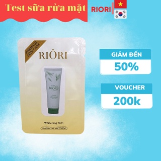 Sữa rửa mặt thảo dược riori herbal cleanser 1,5g