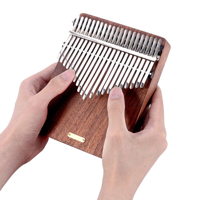 Đàn kalimba Lingting 21 Phím Tặng phụ kiện , dây treo trang trí, âm thanh như đàn hạc. SKU-LINGTM21