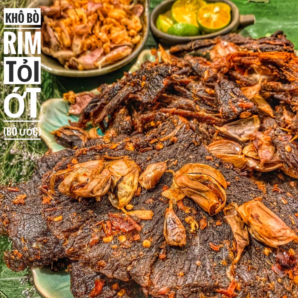 Khô Bò Miếng - Khô Bò Giòn - Khô Bò Que - Khô Bò Viên - Khô Bò Sợi - Khô Bò Vụn - Khô Bò Hồng Ngự Cháy Tỏi