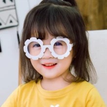 Kính Mát Chống Tia Uv Gọng Nhựa Phong Cách Hàn Quốc Dễ Thương Dành Cho Bé