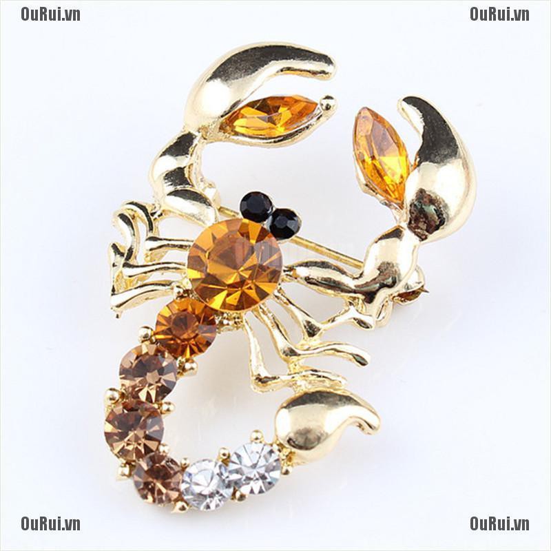 Huy Hiệu Cài Áo Hình Bọ Cánh Cứng Bằng Đá Thời Trang