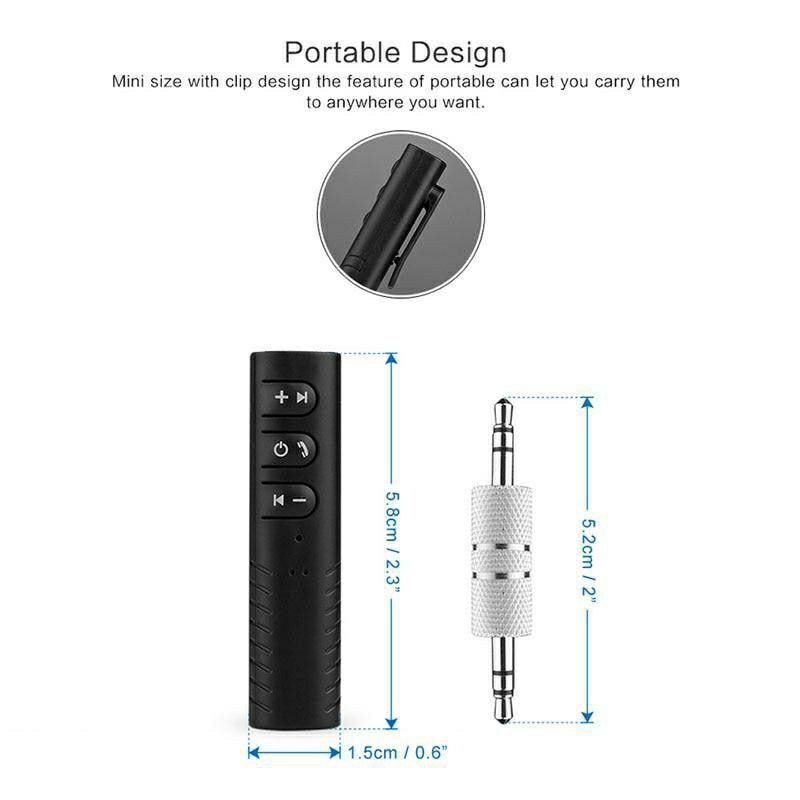 Đầu nhận âm thanh kết nối bluetooth 4.1 AUX với giắc cắm 3.5 mm