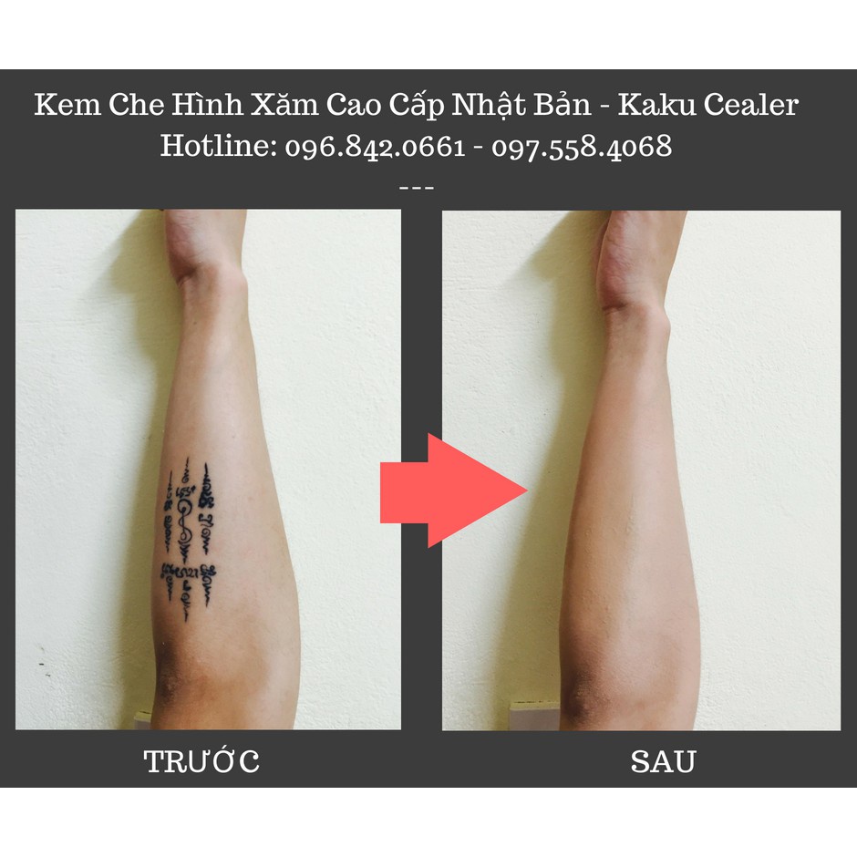 Kem che xăm Coverup Tattoo che khuyết điểm tạm thời chống nước hiệu quả không bẩn quần áo