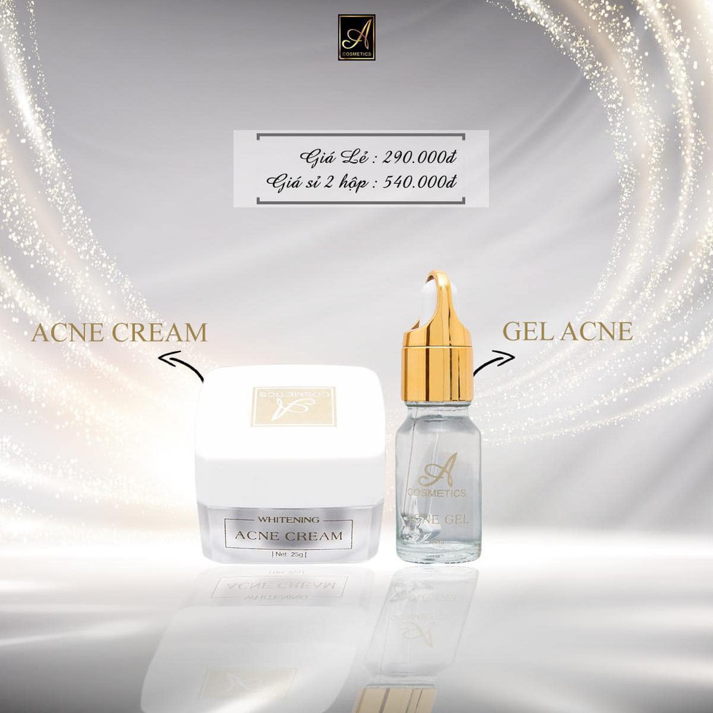 Kem Ngừa Mụn Siêu Tốc Độ Acosmetics, Tặng 1 Kem xóa thâm - 50g | BigBuy360 - bigbuy360.vn