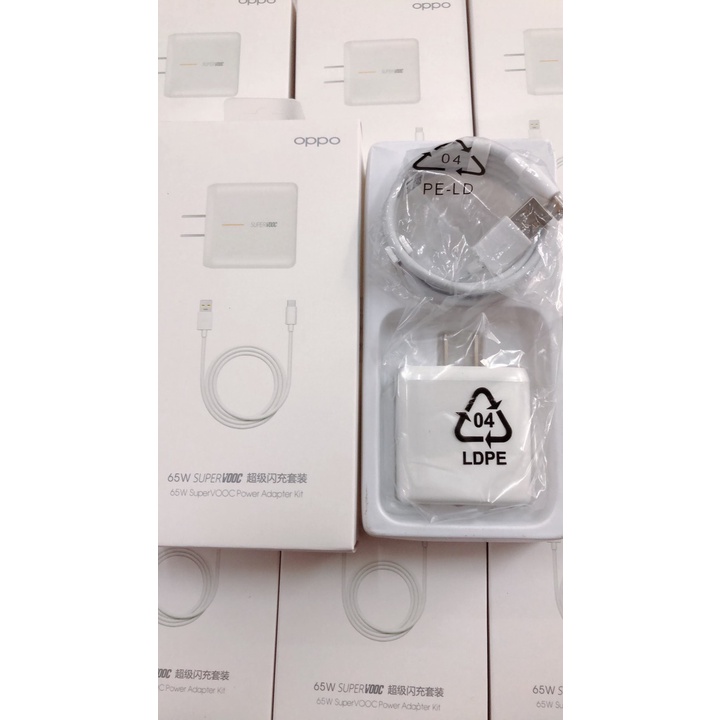 Bộ sạc nhanh Oppo Super VOOC 2.0 Find X2 Pro - 65W, hỗ trợ nhiều dòng máy, bảo hành 12 tháng