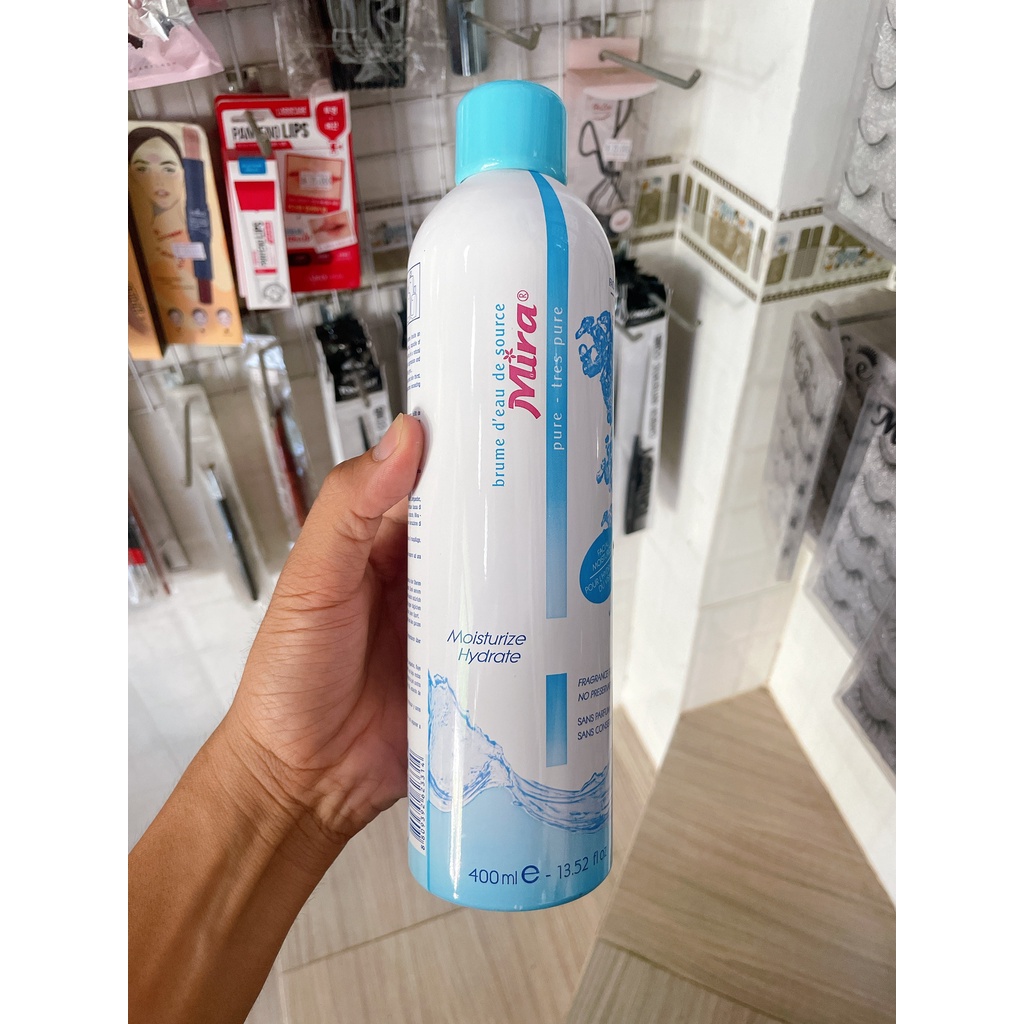 Xịt khoáng dưỡng ẩm kháng khuẩn Mira 400ml