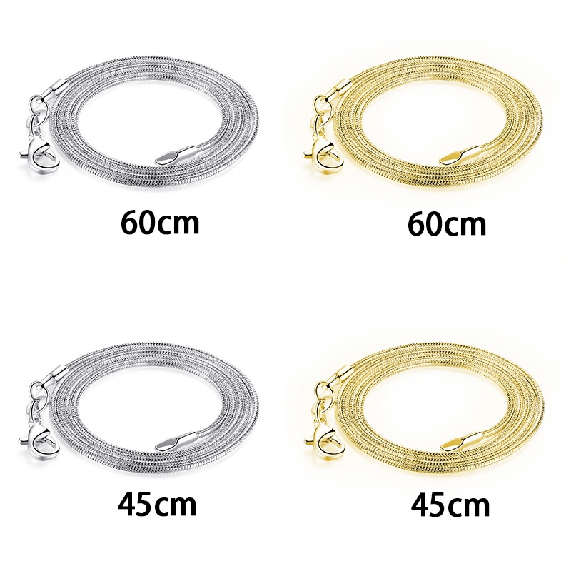 Vòng cổ titan dài 45/ 60cm thời trang đơn giản phong cách Hàn Quốc cho nam nữ