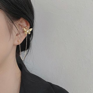 Hoa tai kẹp vành - Khuyên tai nữ kẹp vành hình cánh bướm độc đáo