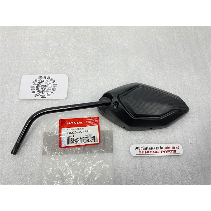 Kính hậu VARIO CLICK 2018 2021 chính hãng Honda Indo, Gương chiếu hậu 88220K59A70 / 88210K59A70
