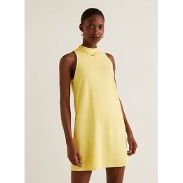 Đầm suông Mang0 Perkins neck dress