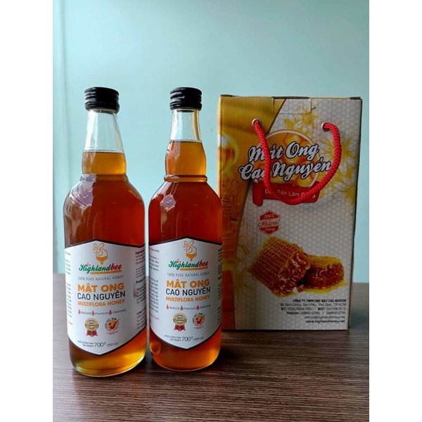 [FREESHIP 99K TOÀN QUỐC]Mật ong Highland Bee nguyên chất 500ml