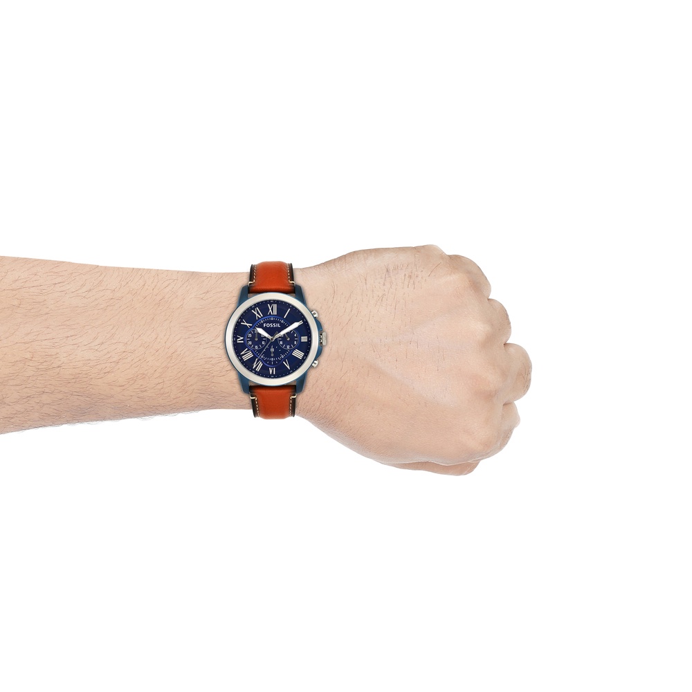 Đồng hồ nam Fossil Grant FS5151 dây da- nâu